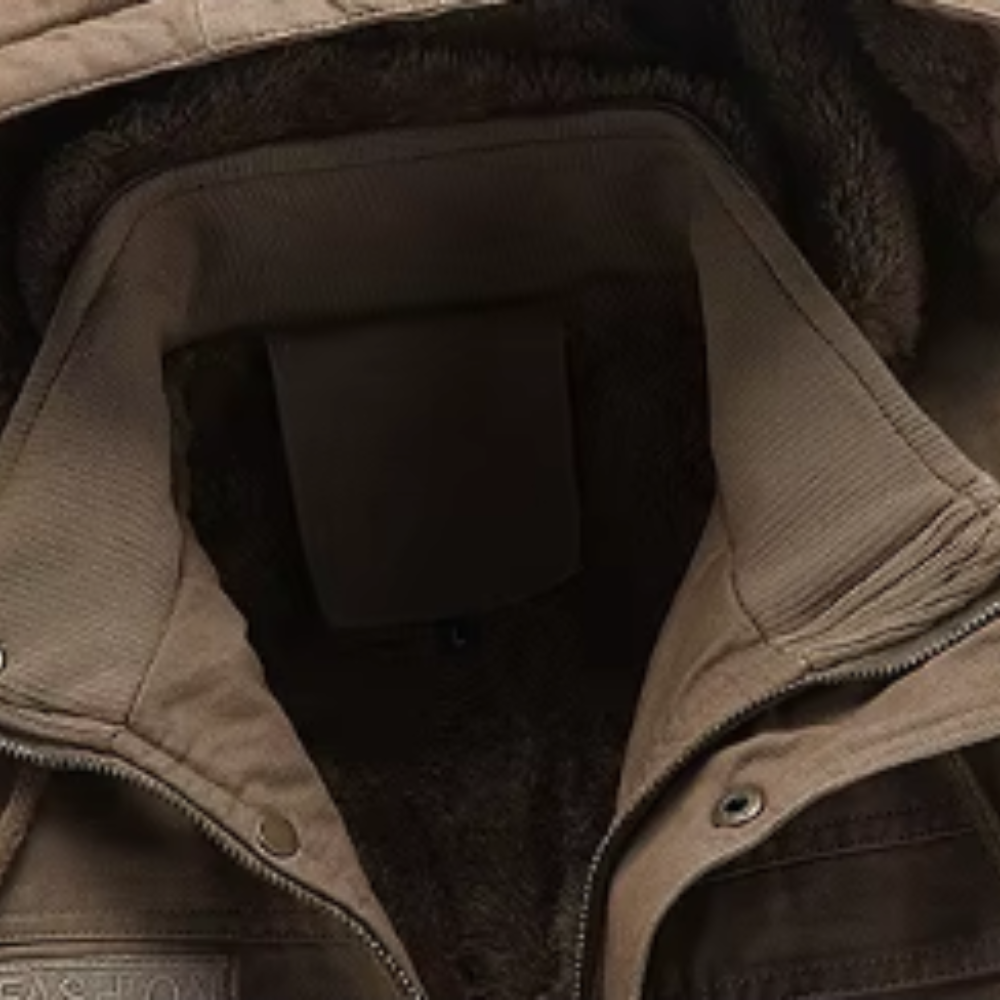 Karel | Pánská bavlněná parka s kapucí