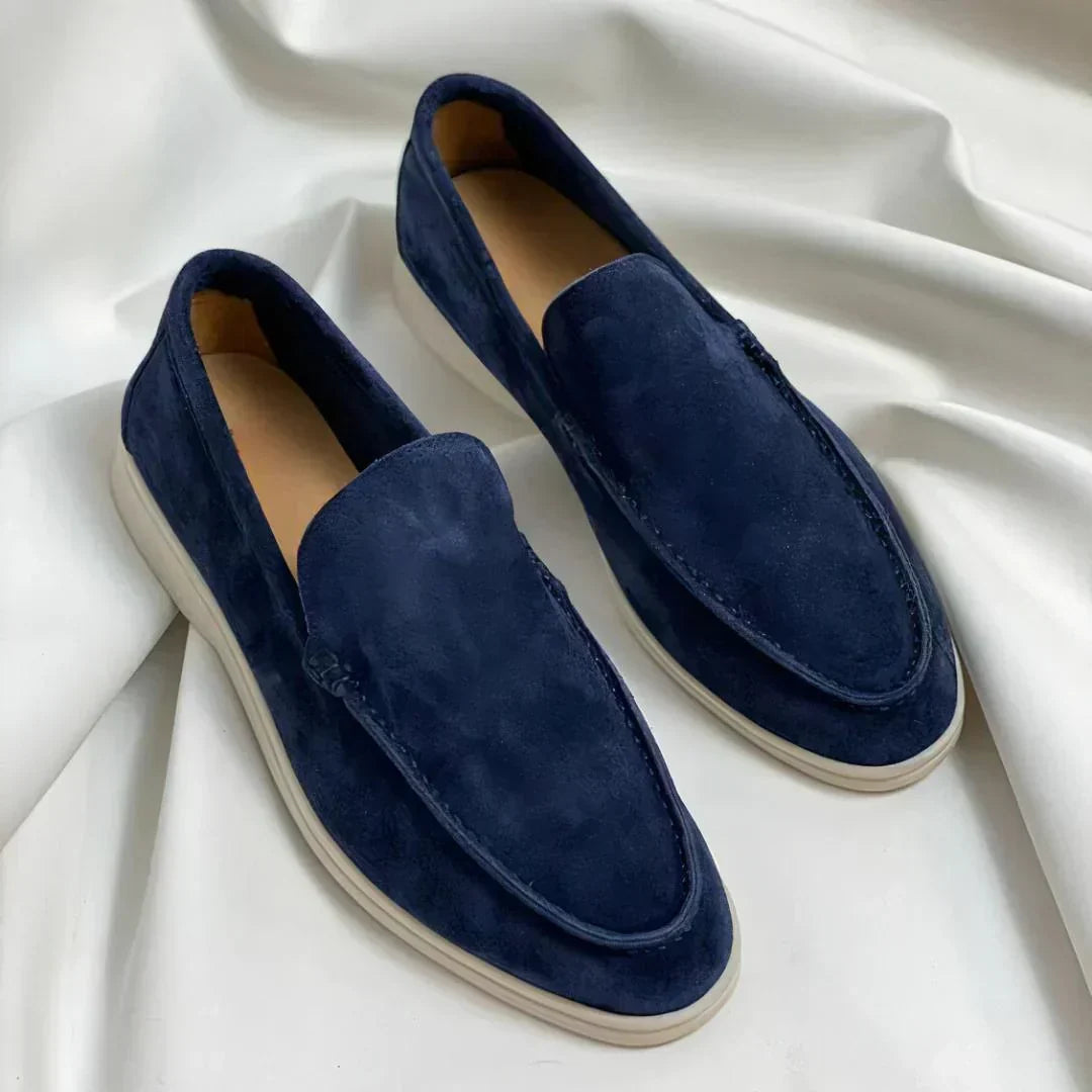 Luděk | Elegantní semišové mokasíny