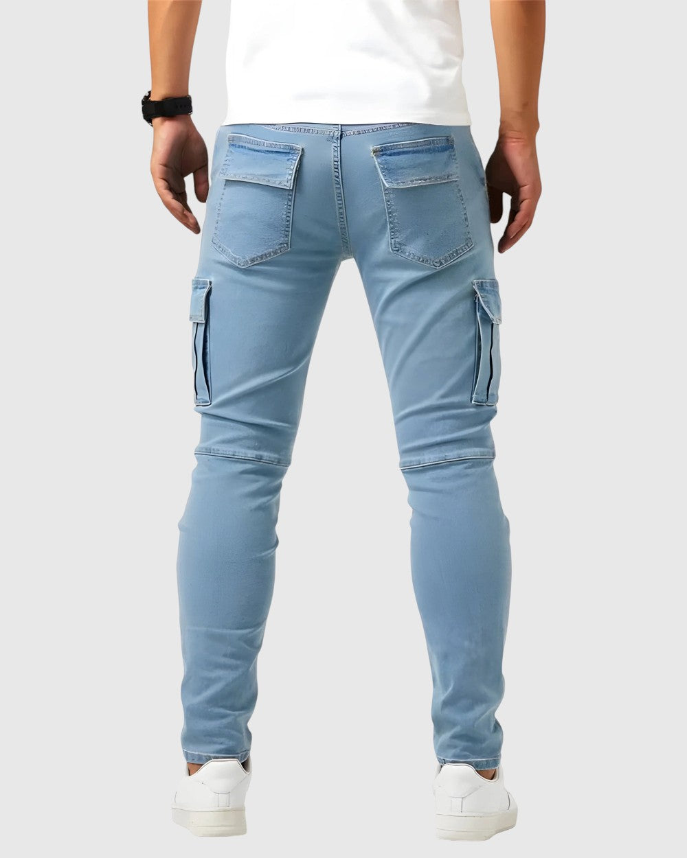 Vasil | Kalhoty Marino cargo stretch