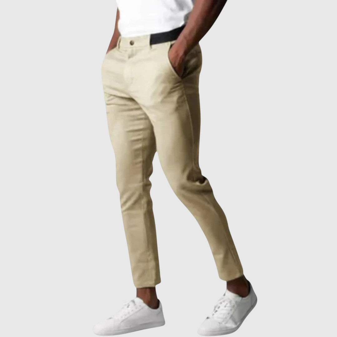 Roman | Kalhoty Elio stretch z bavlny