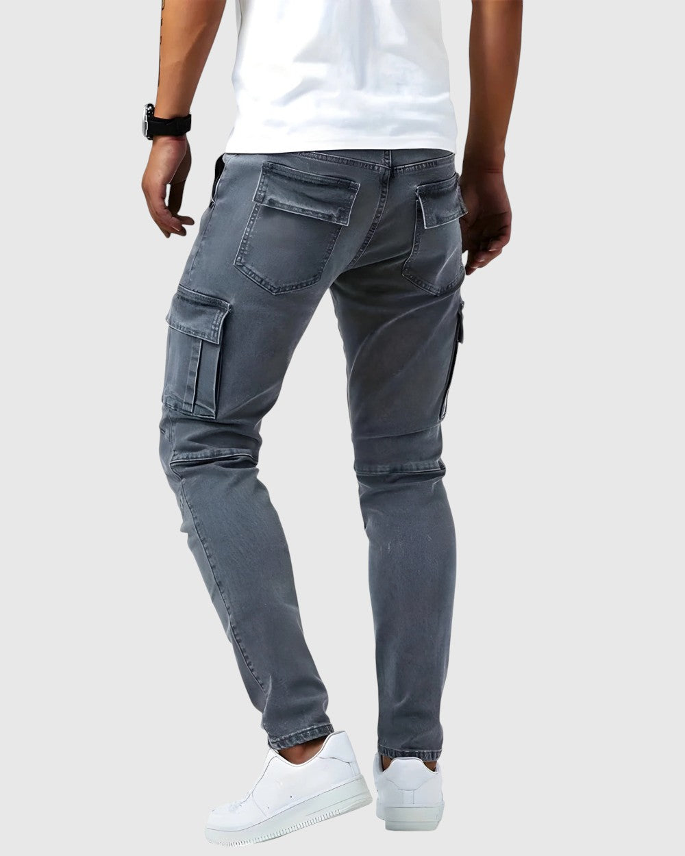 Vasil | Kalhoty Marino cargo stretch