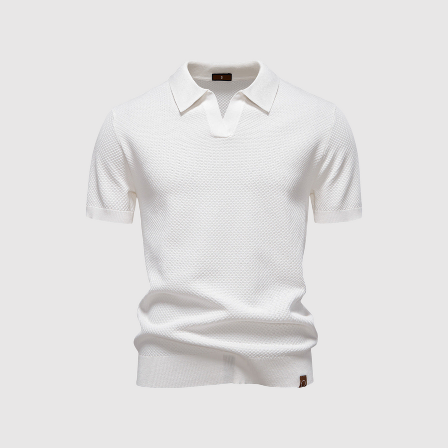 Luboš | Strukturované polo tričko pro elegantní a pohodlný styl