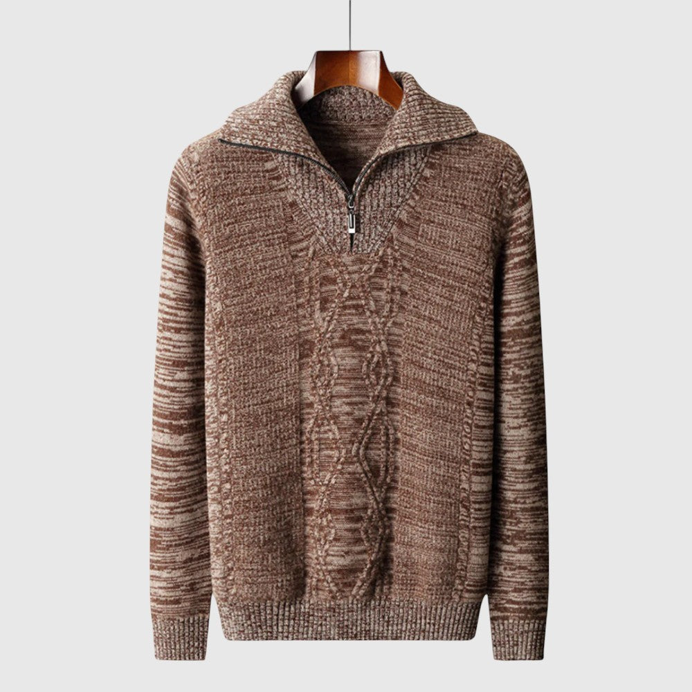 Přemysl | Svetr se zipem z merino vlny Taranto