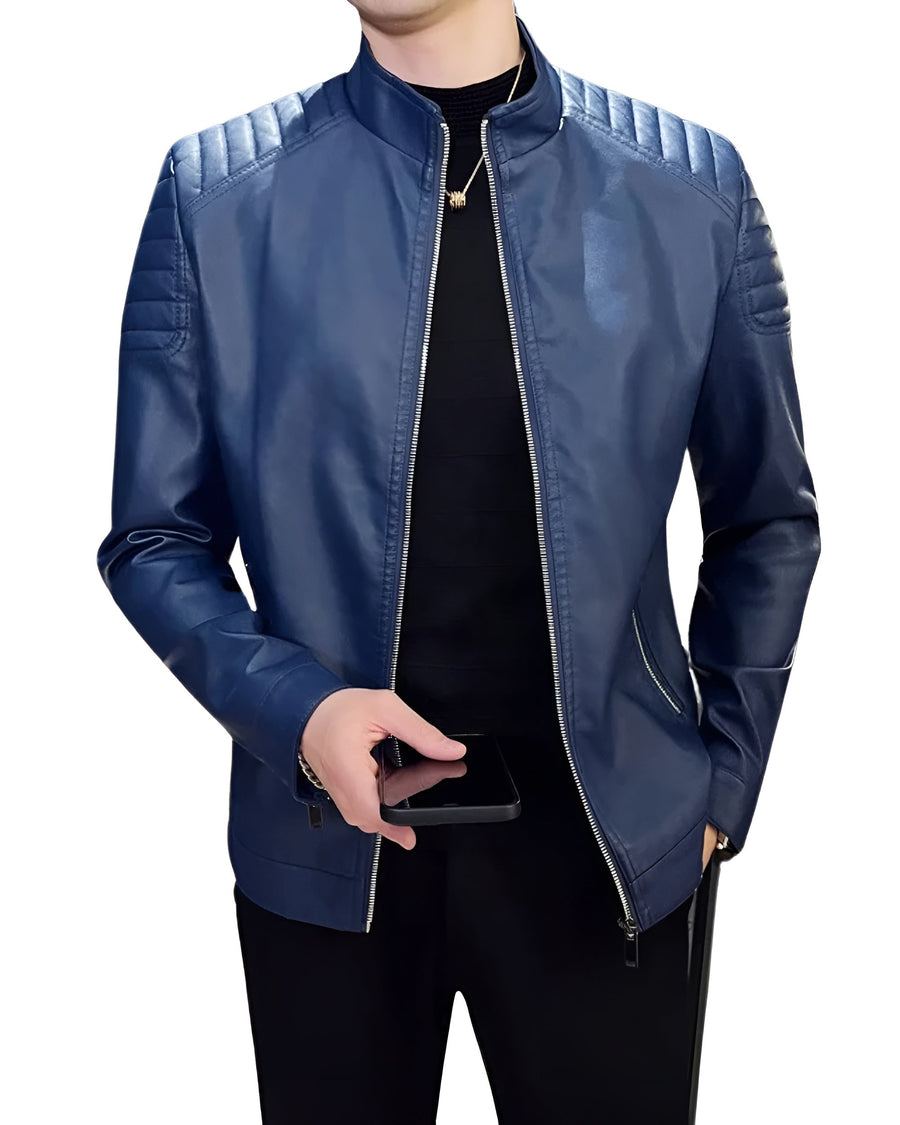 Daniel | Pánská kožená bunda slim fit