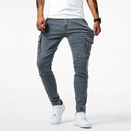 Lukáš | Moderní slim-fit cargo džíny pro každodenní styl