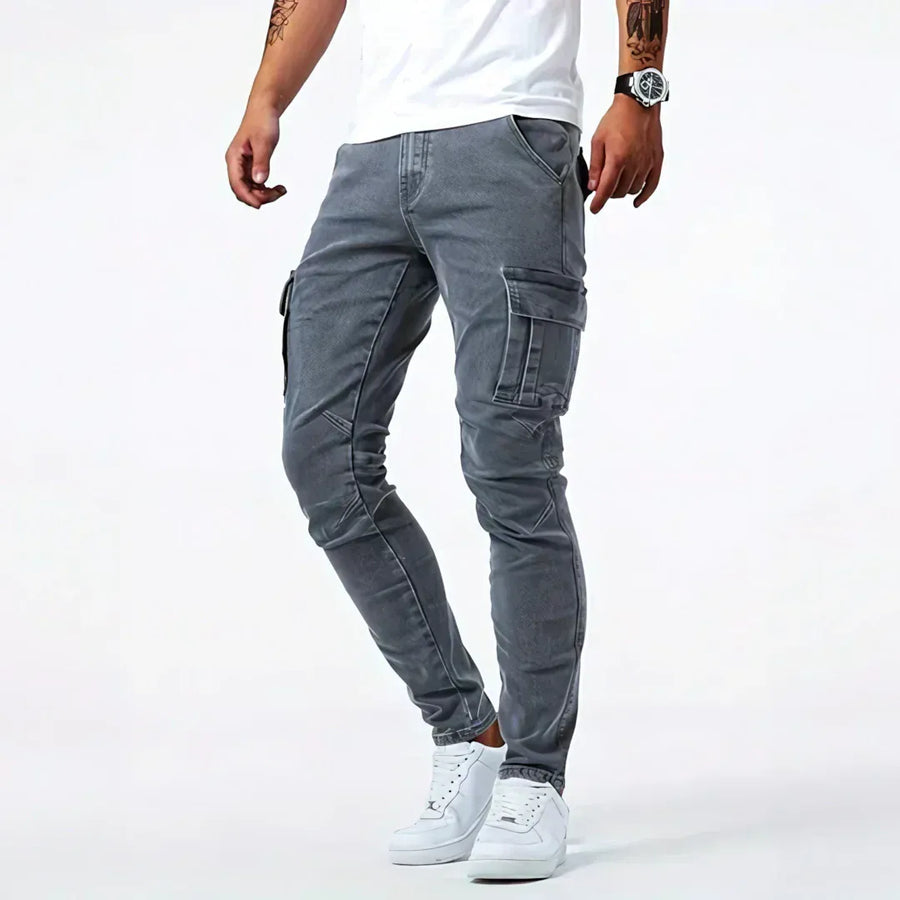 Lukáš | Moderní slim-fit cargo džíny pro každodenní styl